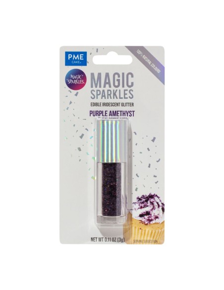 PME Magic Sparkles Eetbare Glitters Amethyst Purple -3gr-