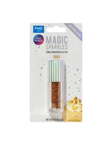 PME Magic Sparkles Eetbare Glitters Gold -3gr-
