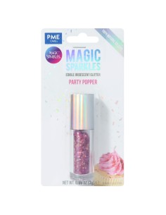 PME Magic Sparkles Eetbare Glitters Party Popper Mix -3gr-