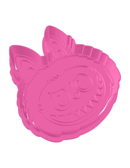 3D Uitsteker op Maat: Labubu Hoofd met Stempel