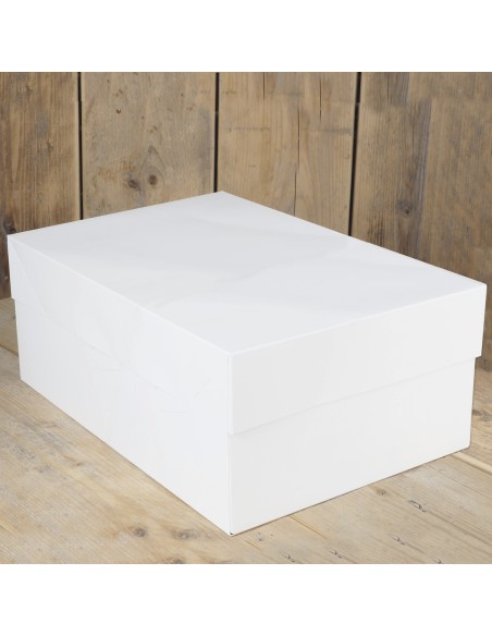 FunCakes Taartdoos Blanco Rechthoek 60x50x15cm -1st-