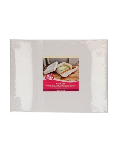 FunCakes Taartdoos Blanco Rechthoek 60x50x15cm -1st-