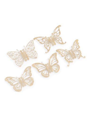Taarttopper op Maat: 3D Vlinders Set 2 -5st-