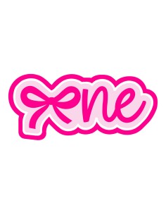 3D Uitsteker op Maat: One Strik met Stempel