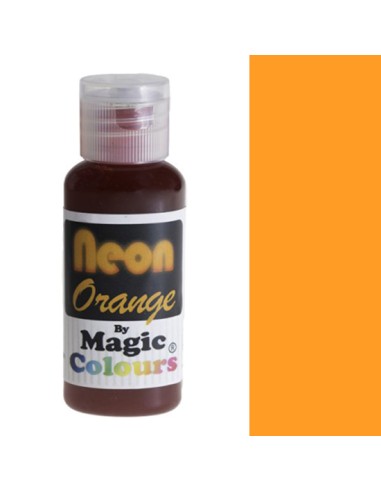 Magic Colours Eetbare Kleurstof Gel Neon Orange -32gr- //