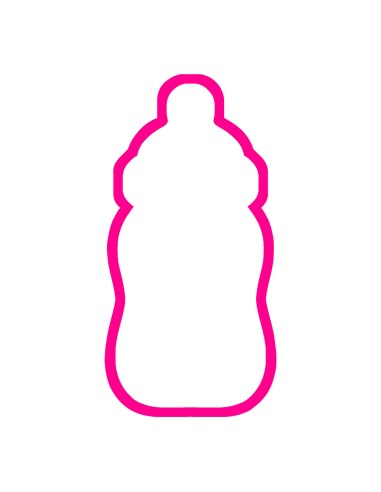 3D Uitsteker op Maat: Babyflesje