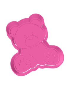 3D Uitsteker op Maat: Beertje met Stempel 2