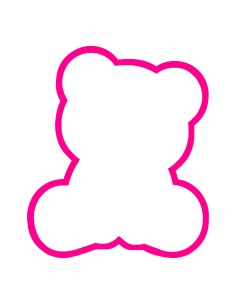 3D Uitsteker op Maat: Beertje