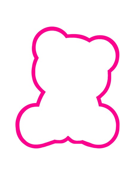 3D Uitsteker op Maat: Beertje