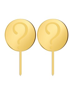 Cupcaketoppers Eigen Ontwerp Gravure: Rond 7,5 cm -2st-