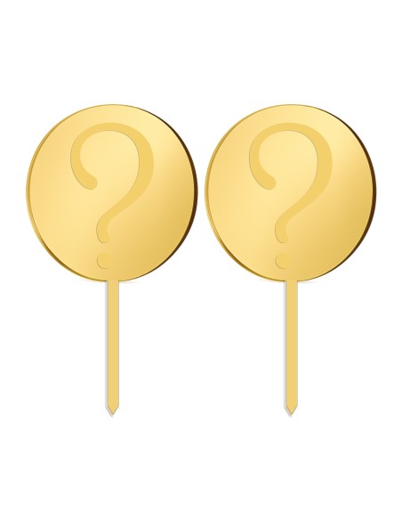 Cupcaketoppers Eigen Ontwerp Gravure: Rond 7,5 cm -2st-