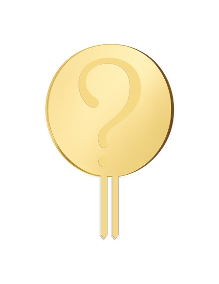 Taarttopper Eigen Ontwerp Gravure: Rond - 16 cm