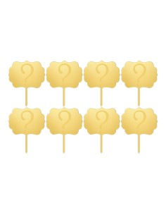 Cupcaketoppers Eigen Ontwerp Gravure: Frame 2 - 4 cm -8st-