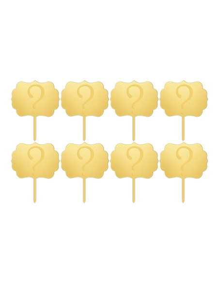 Cupcaketoppers Eigen Ontwerp Gravure: Frame 2 - 4 cm -8st-