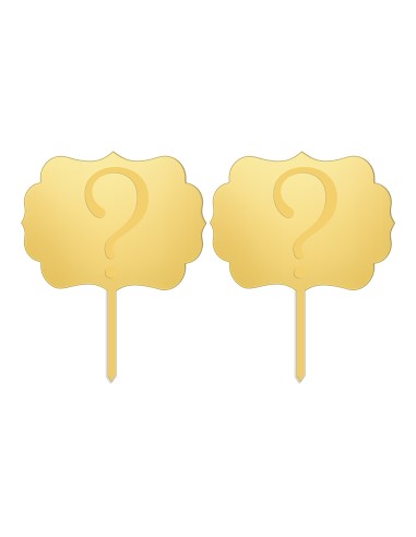 Cupcaketoppers Eigen Ontwerp Gravure: Frame 2 - 7,5 cm -2st-