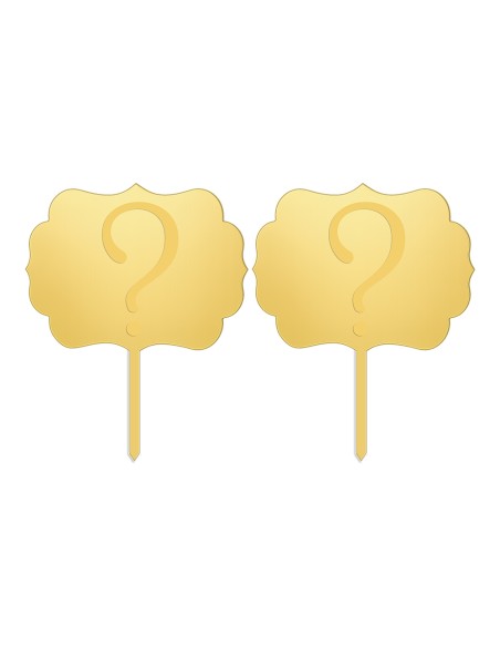 Cupcaketoppers Eigen Ontwerp Gravure: Frame 2 - 7,5 cm -2st-