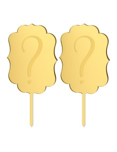 Cupcaketoppers Eigen Ontwerp Gravure: Frame 1 - 7,5 cm -2st-