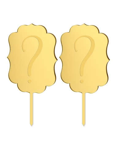 Cupcaketoppers Eigen Ontwerp Gravure: Frame 1 - 7,5 cm -2st-