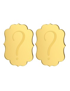 Cupcaketoppers Front Eigen Ontwerp Gravure: Frame 1 - 7,5 cm