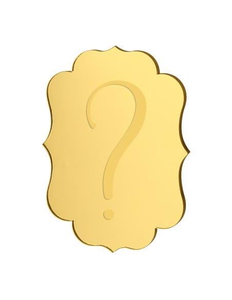 Taarttopper Front Eigen Ontwerp Gravure: Frame 1 - 12 cm