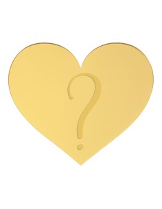 Taarttopper Front Eigen Ontwerp Gravure: Hart - 12 cm