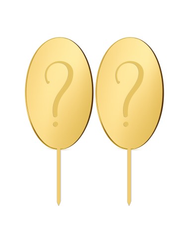 Cupcaketoppers Eigen Ontwerp Gravure: Ovaal 1 - 7,5 cm -2st-