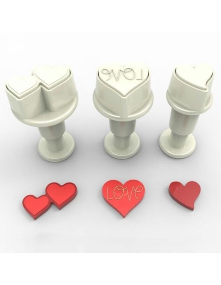 Dekofee Plunger Uitsteker Set Mini Hart -3st-