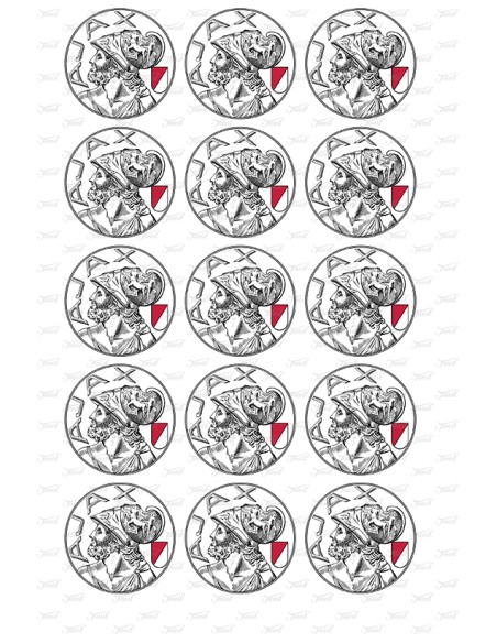 Eetbare Print Ajax Classic Cupcakes - 5cm