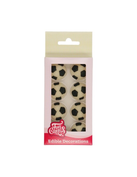 FunCakes Fondant Decoratie Voetbal -8st-