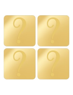 Cupcaketoppers Front Eigen Ontwerp Gravure: Vierkant - 6 cm