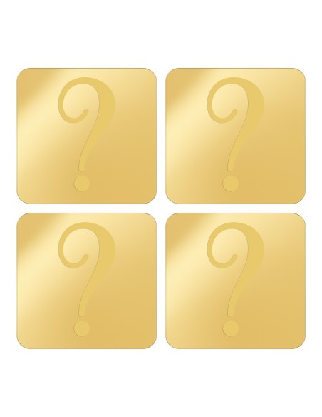 Cupcaketoppers Front Eigen Ontwerp Gravure: Vierkant - 6 cm