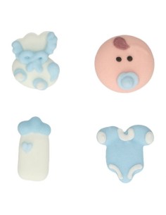 FunCakes Suikerdecoratie Baby Jongen -12st- 2