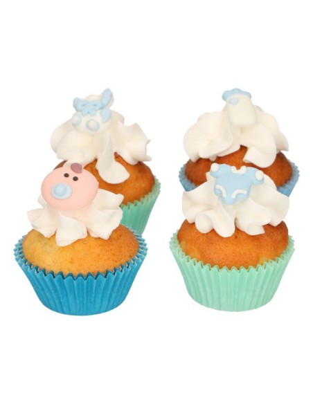 FunCakes Suikerdecoratie Baby Jongen -12st-