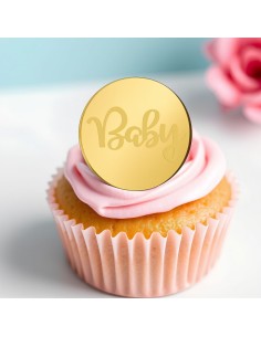 Cupcaketoppers op Maat: Baby Rond 2