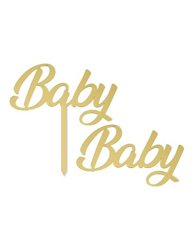 Cupcaketoppers op Maat: Baby Tekst