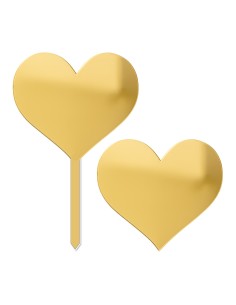 Cupcaketoppers op Maat: Hart Massief