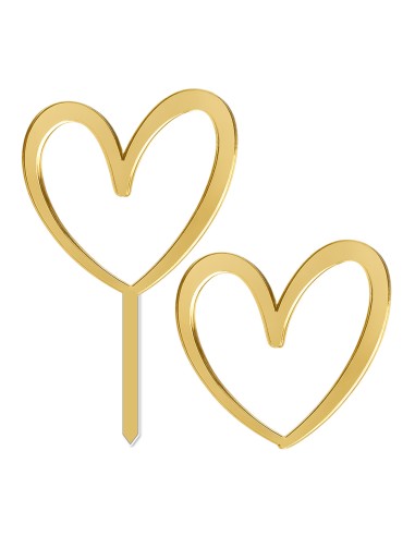 Cupcaketoppers op Maat: Hart Open