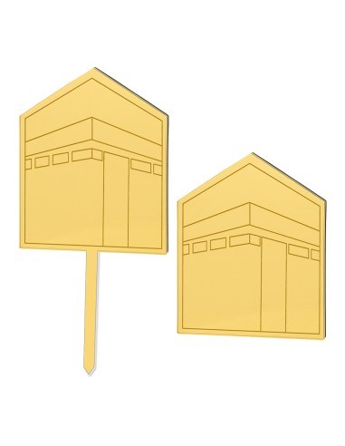 Cupcaketoppers op Maat: Kaaba met Gravure