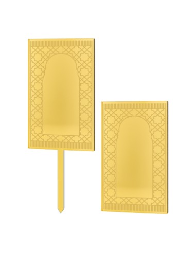 Cupcaketoppers op Maat: Gebedskleed Gravure