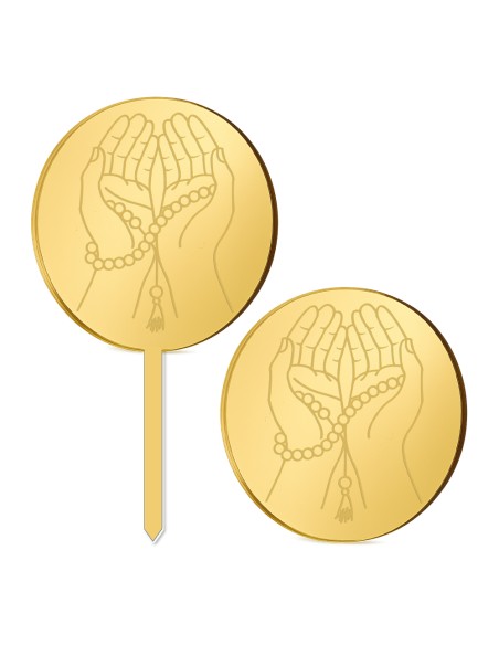 Cupcaketoppers op Maat: Handen met Gravure