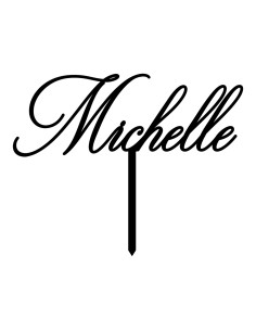 Taarttopper op Maat: Tekst Million - 1 regel