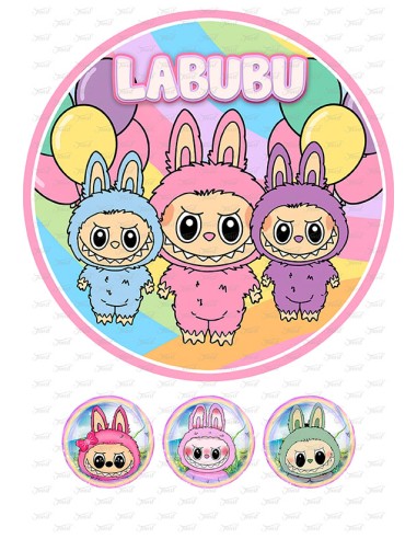 Eetbare Print Labubu 1 - 20cm