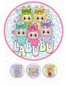 Eetbare Print Labubu 2 - 20cm