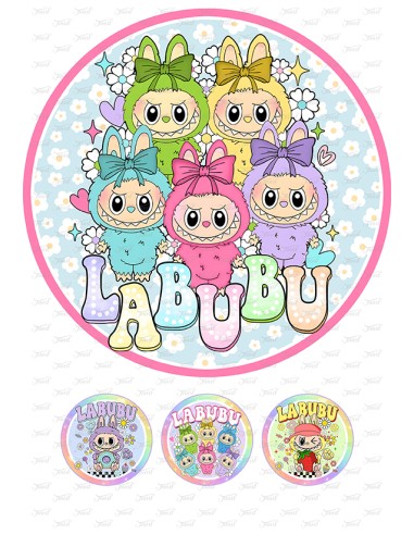 Eetbare Print Labubu 2 - 20cm