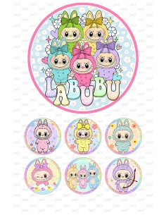 Eetbare Print Labubu 2 - 15cm