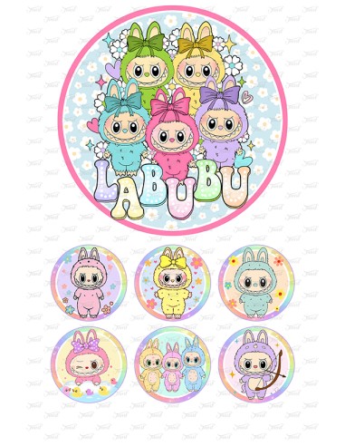 Eetbare Print Labubu 2 - 15cm