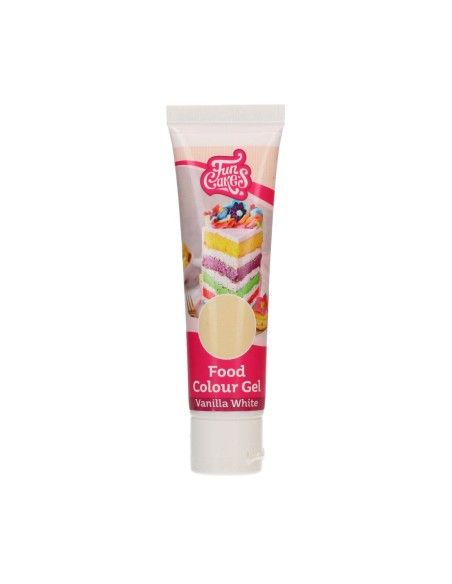 FunCakes Eetbare Kleurstof Gel Vanilla White -30gr-