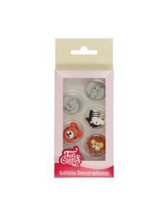 FunCakes Suikerdecoratie Safari Dieren -12st-