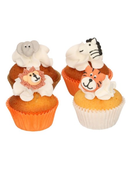 FunCakes Suikerdecoratie Safari Dieren -12st-
