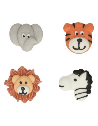 FunCakes Suikerdecoratie Safari Dieren -12st-